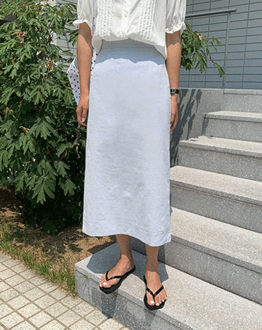 [Somemood/Fleamarket] Dahlia skirt (soft-sky)