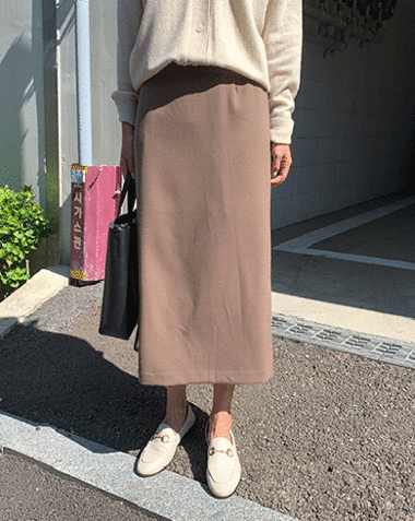 [Somemood/Fleamarket] Geneva skirt (cocoa)