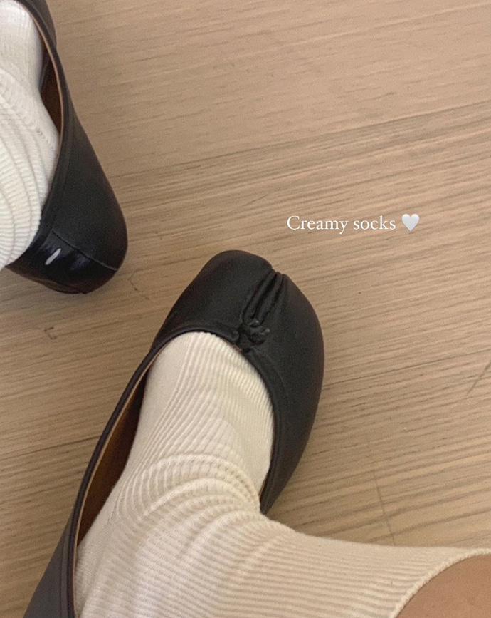 Creamy socks (4color)