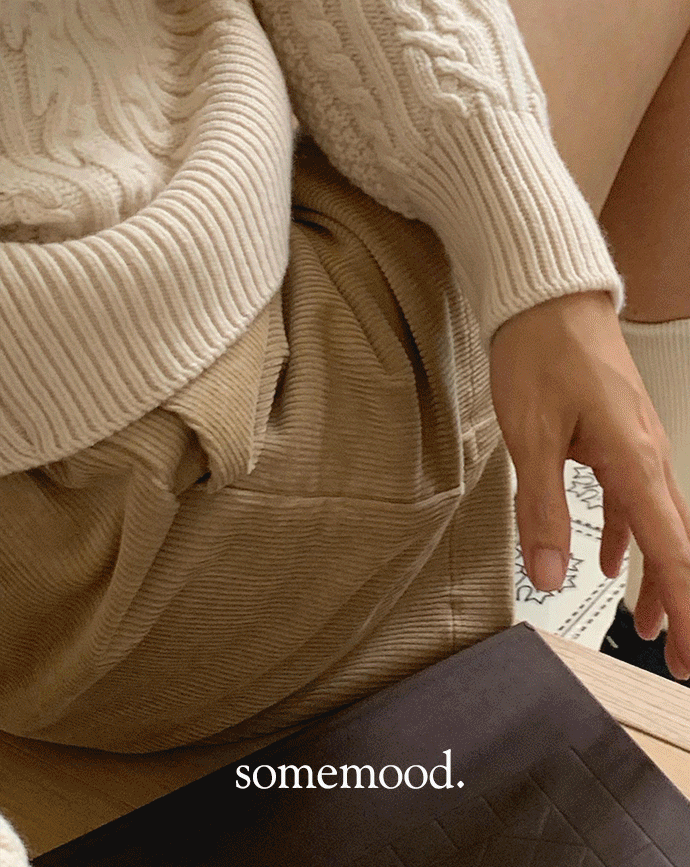 [Somemood] Getty pants (beige) 2차