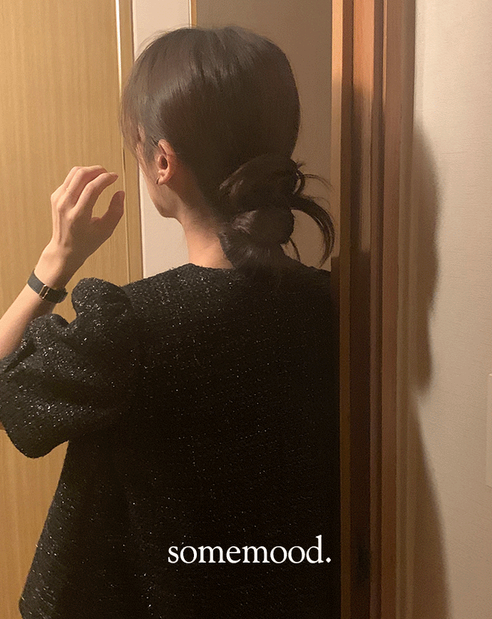 [Somemood] My birthday blouse (black)