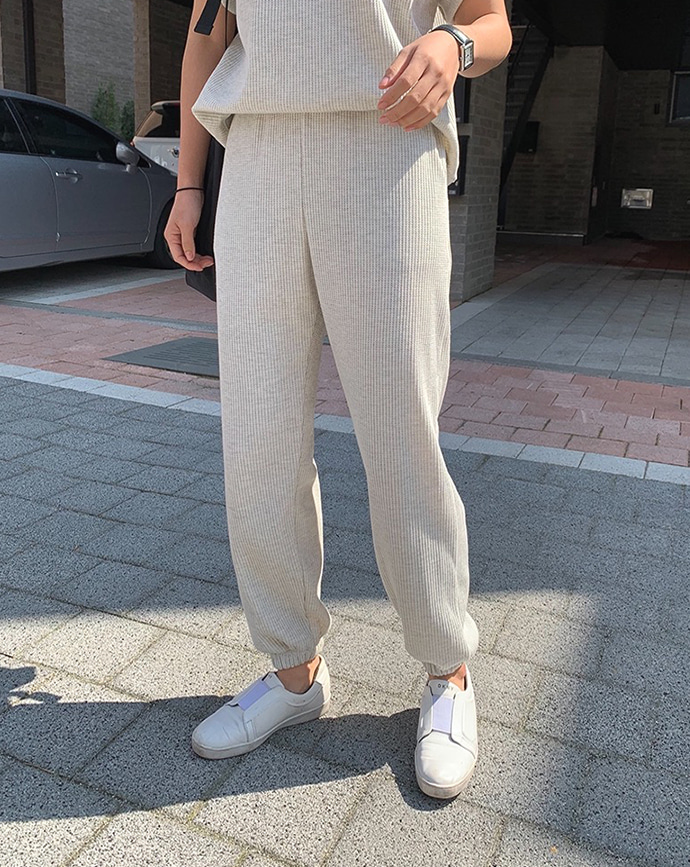 [mm.] noo jogger pants (light-gray) 5차
